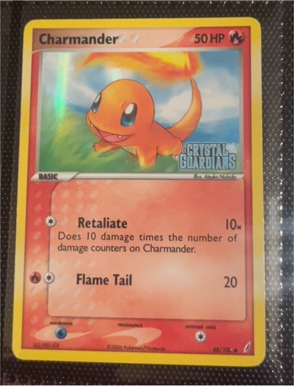 2006 Pokémon EX Crystal Guardians #48 Charmander — front