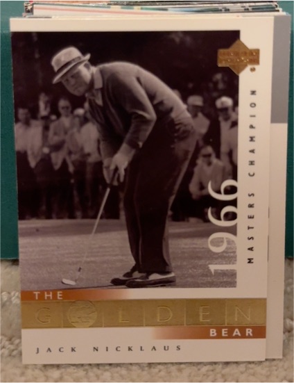 2001 Upper Deck The Golden Bear #110 Jack Nicklaus 1966 Masters Champion — front