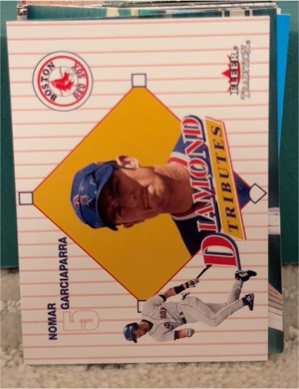 2001 Fleer Tradition #5 Nomar Garciaparra Diamond Tributes — front