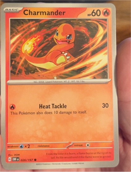 2023 Pokémon Obsidian Flames #026 Charmander — front