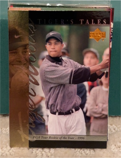 2001 Upper Deck #TT14 Tiger Woods Tiger's Tales — front