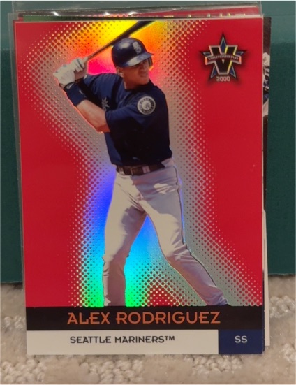 2000 Pacific Vanguard #40 Alex Rodriguez — front