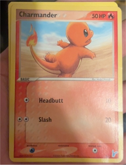 2004 Pokémon EX FireRed & LeafGreen #58 Charmander — front
