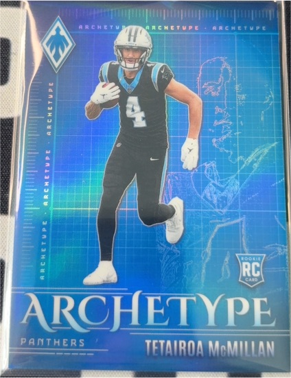 2025 Panini Phoenix Archetype #4 Tetairoa McMillan Rookie — front