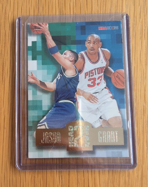 1996-97 NBA Hoops Head 2 Head #HH3 Jason Kidd / Grant Hill — front