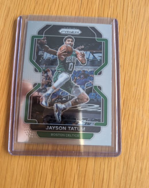 2021-22 Panini Prizm #13 Jayson Tatum — front