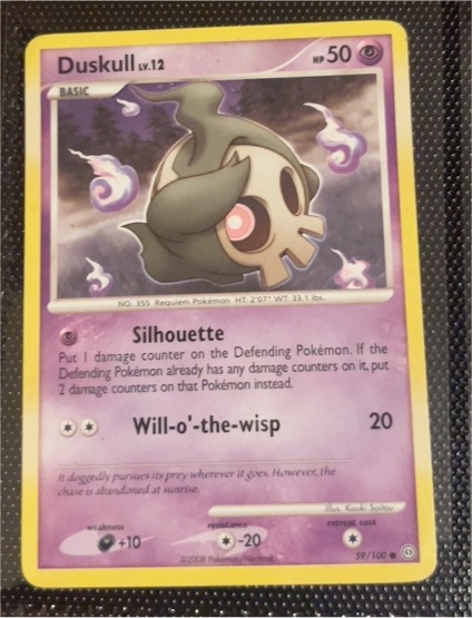 2008 Pokémon Stormfront #59 Duskull — front