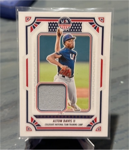 2024 Panini Stars & Stripes #USA-AD Alton Davis II Relic — front
