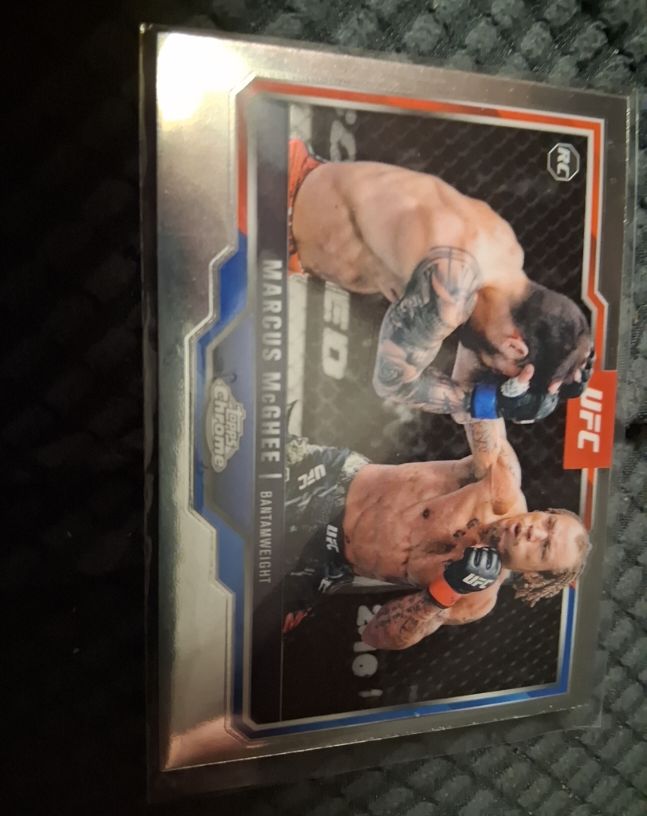 2025 Topps Chrome UFC #121 Marcus McGhee — front