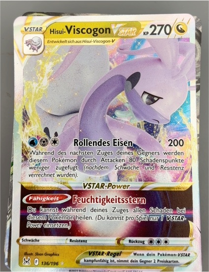 2022 Pokémon Lost Origin #136 Hisuian Goodra VSTAR — front