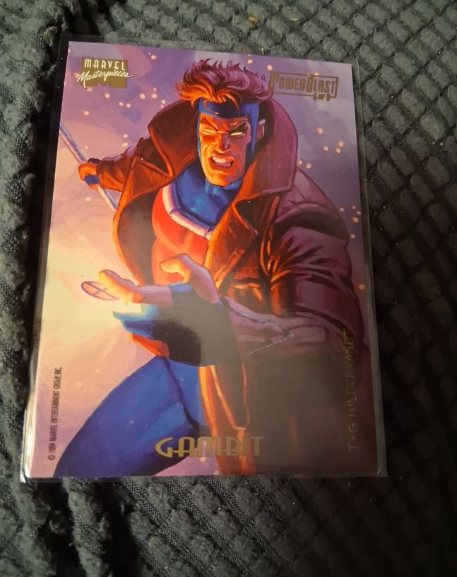 1994 Marvel Masterpieces Power Blast #5 Gambit — front