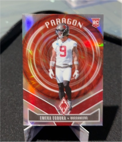 2025 Panini Phoenix #3 Emeka Egbuka Paragon Silver Rookie — front