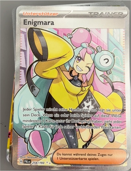 2023 Pokémon #254 Enigmara — front