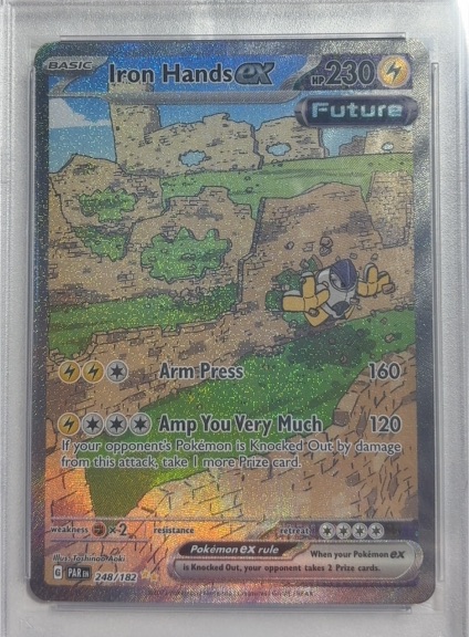 2023 Pokémon Paradox Rift #248 Iron Hands EX Special Illustration Rare — front