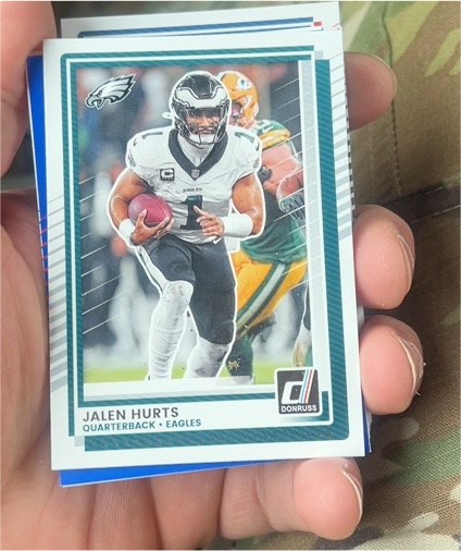 2025 Panini Donruss #16 Jalen Hurts — front