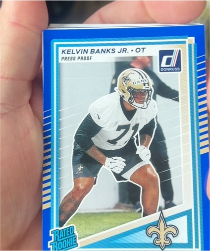 2025 Panini Donruss #372 Kelvin Banks Jr. — front