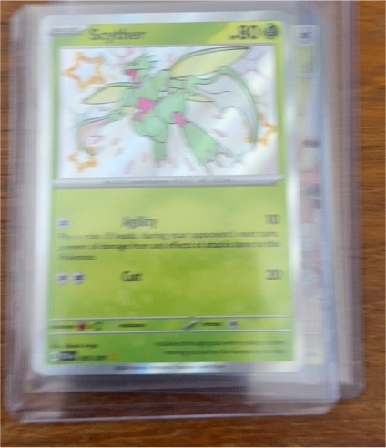 2024 Pokemon Scarlet & Violet Paldean Fates #095/091 Scyther — front