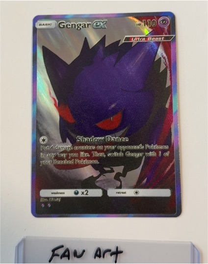 2017 Pokémon Sun & Moon Unbroken Bonds #70 Gengar ex — front