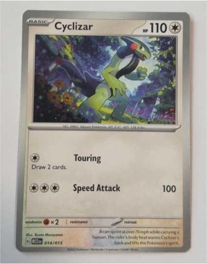 2023 Pokémon #014 Cyclizar McDonald's Promo — front