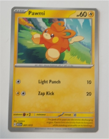 2023 Pokemon #007 Pawmi McDonald's Promo — front