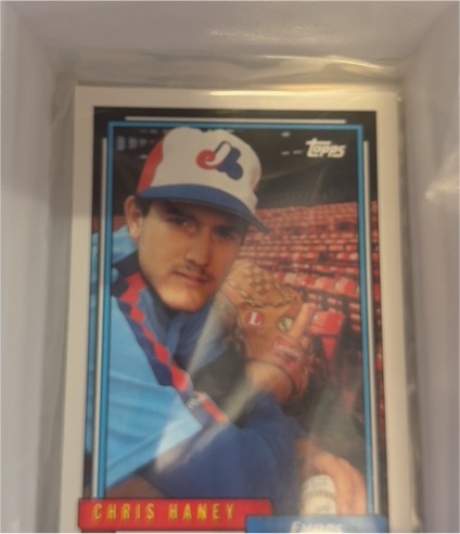 1992 Topps #626 Chris Haney — front