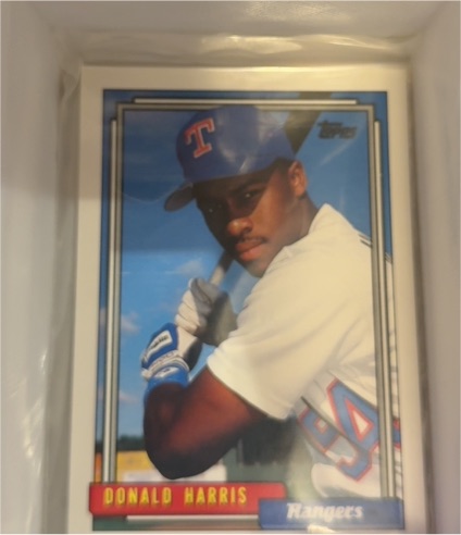 1992 Topps #554 Donald Harris — front
