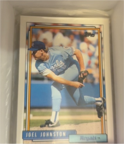 1992 Topps #328 Joel Johnston — front