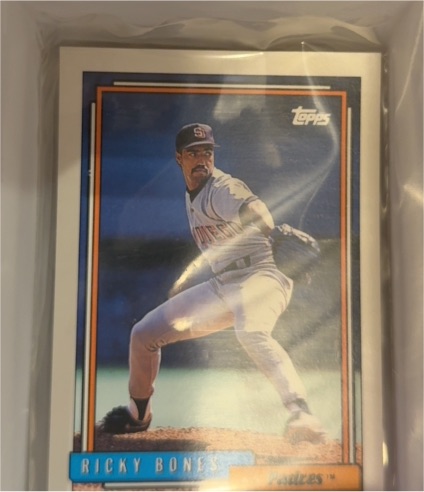 1992 Topps #711 Ricky Bones — front