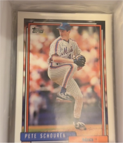 1992 Topps #287 Pete Schourek — front