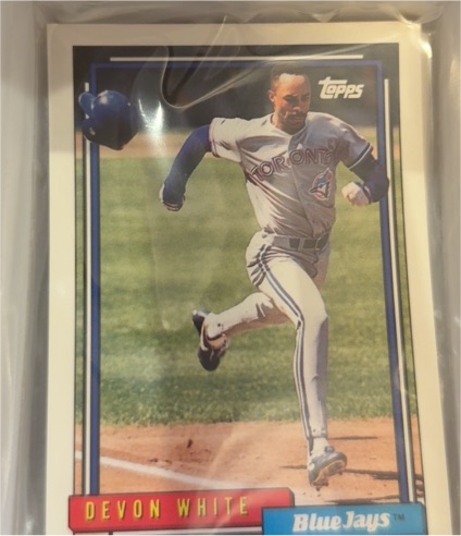 1992 Topps #260 Devon White — front