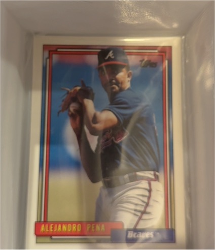 1992 Topps #337 Alejandro Pena — front