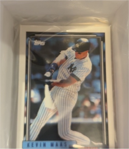 1992 Topps #710 Kevin Maas — front