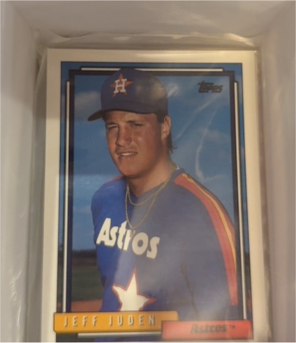 1992 Topps #34 Jeff Juden — front