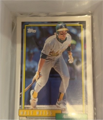 1992 Topps #691 Walt Weiss — front