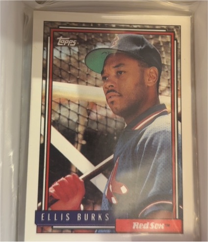 1992 Topps #416 Ellis Burks — front