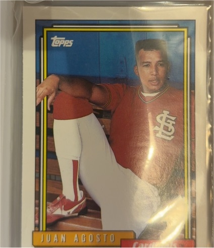 1992 Topps #421 Juan Agosto — front