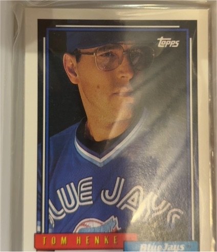 1992 Topps #451 Tom Henke — front