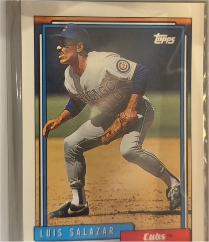 1992 Topps #67 Luis Salazar — front