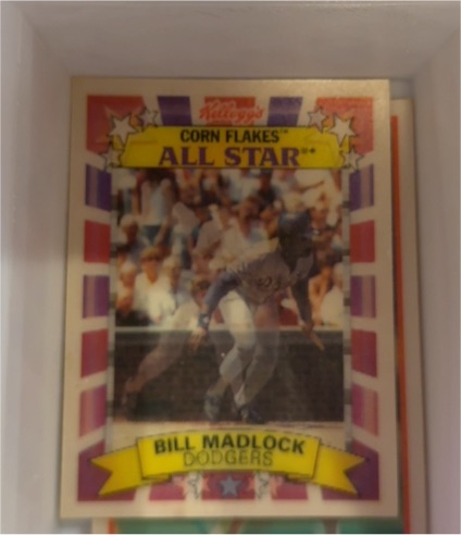 1992 Kellogg's Corn Flakes All Star #7 Bill Madlock — front
