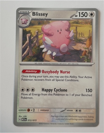 2023 Pokémon McDonald's Promos #012 Blissey — front