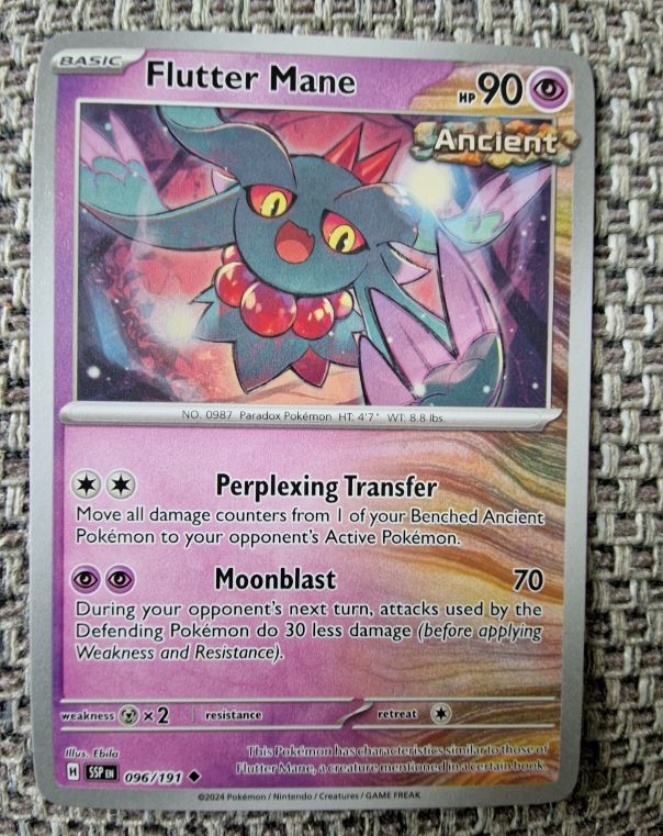 2024 Pokémon Surging Sparks #096 Flutter Mane — front