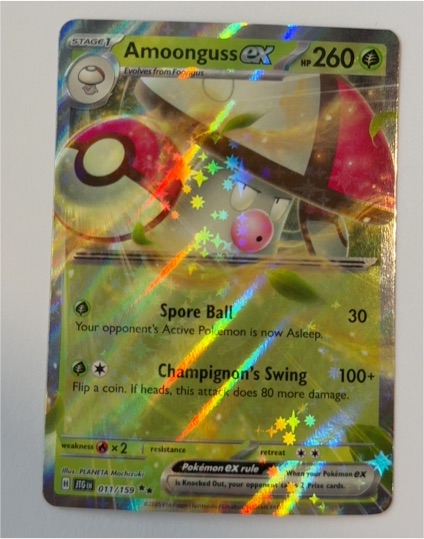 Amoonguss ex 011/159 Sv09: Journey Together — front