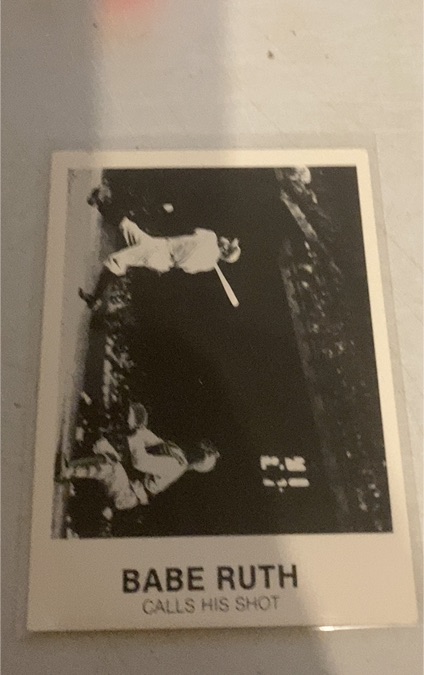 1984 TCMA Renata Galasso #227 Babe Ruth Calls His Shot — front