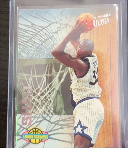 1993-94 Fleer Ultra Famous Nicknames #13 Shaquille O'Neal — front