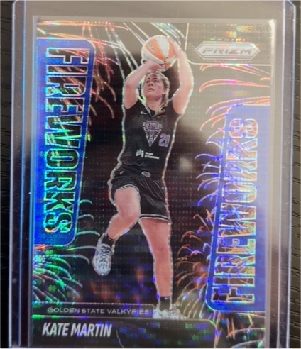 2025 Panini Prizm Fireworks #10 Kate Martin — front