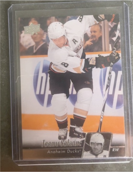 2010-11 Upper Deck #251 Teemu Selanne Anaheim Ducks — front