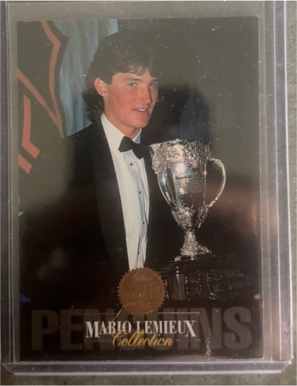 1993-94 Leaf Mario Lemieux Collection #4 Mario Lemieux — front