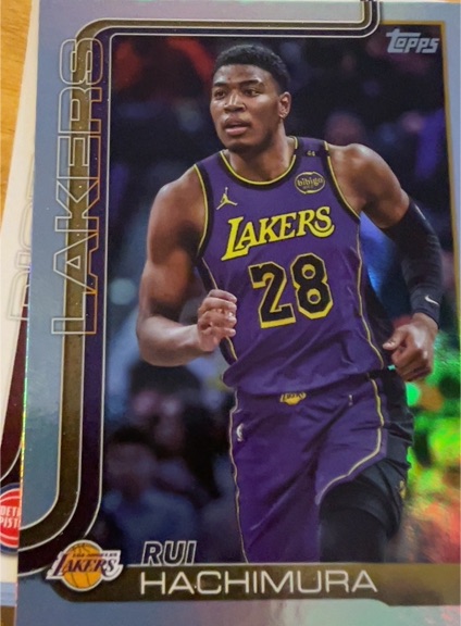 2025-26 Topps #154 Rui Hachimura — front
