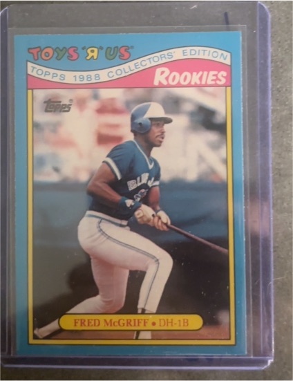 1988 Topps Toys R Us Rookies #18 Fred McGriff — front