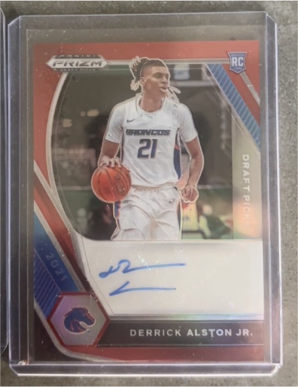 2021-22 Panini Prizm Draft Picks #DP-DAJ Derrick Alston Jr. — front